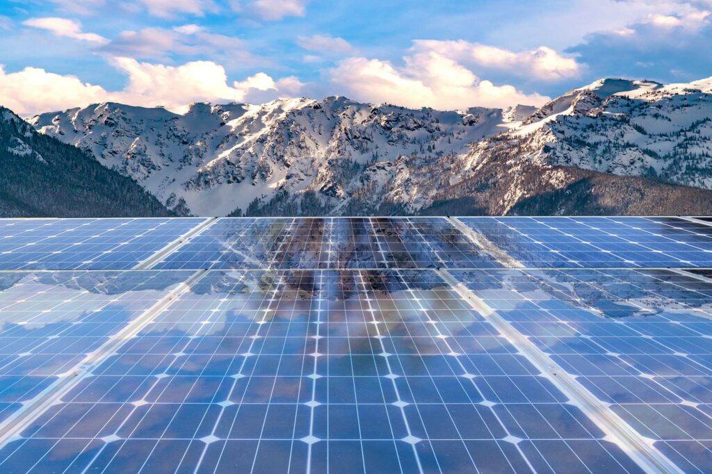 renewable solar energy is rising